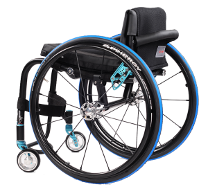 GTM Mustang is an entry level, tailor-made wheelchair that oozes style and stability. It is expertly designed to guarantee comfort, style and functionality